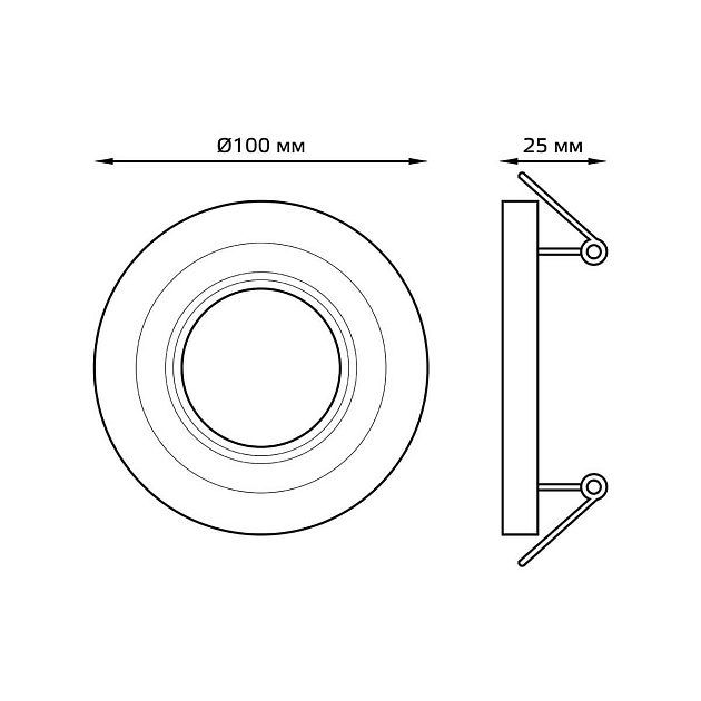 Встраиваемый светильник Gauss Backlight BL141 изображение 6 Встраиваемый светильник Gauss Backlight BL141 Фото № 6