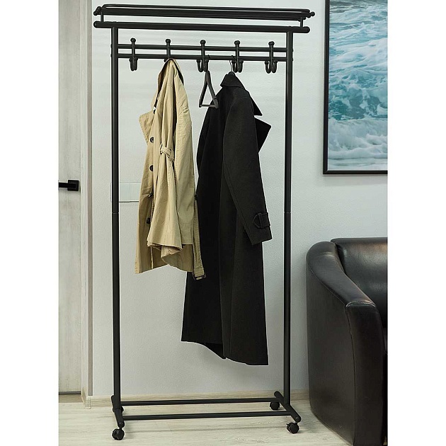 Гардеробная вешалка на колесах Мебелик М 9 008295 Фото № 7