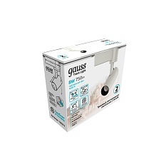 Трековый светодиодный светильник Gauss Track Light Led TR077 1