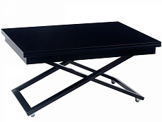 Стол-трансформер Levmar Cross G27/S53 черный глянец/ опоры черные 7512973510 1