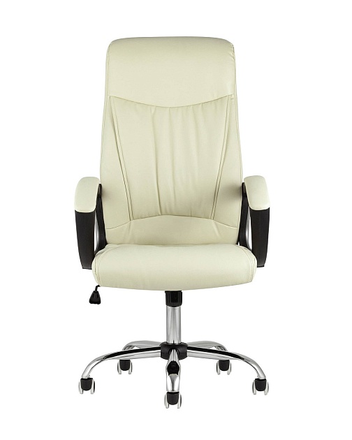 Кресло руководителя TopChairs Tower бежевое D-418 beige Фото № 2