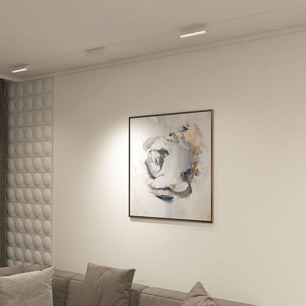 Трековый светодиодный светильник Denkirs Smart Grill DK8006-WH Фото № 4