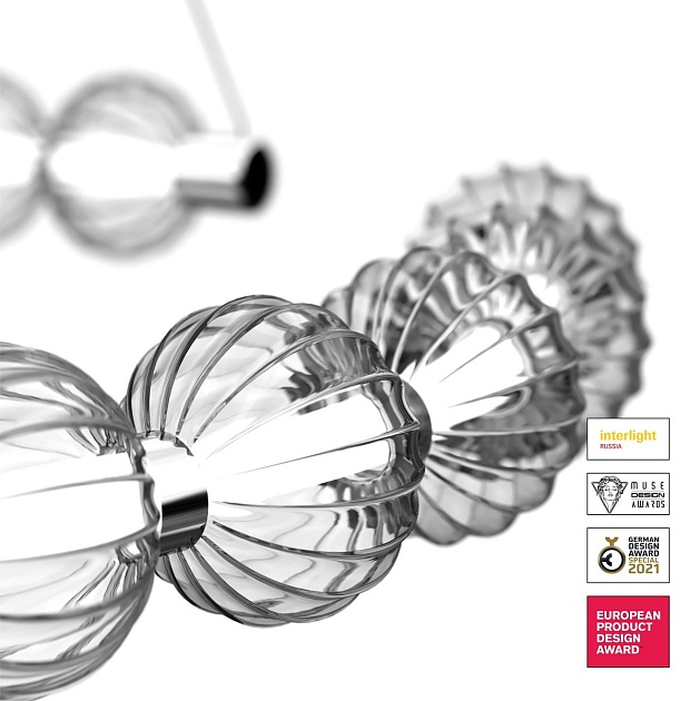 Подвесная светодиодная люстра Maytoni Amulet MOD555PL-L26CH4K изображение 2 Подвесная светодиодная люстра Maytoni Amulet MOD555PL-L26CH4K Фото № 2