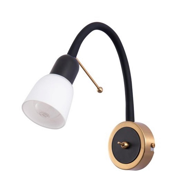 Бра Arte Lamp Lettura A7009AP-1BK Фото № 1