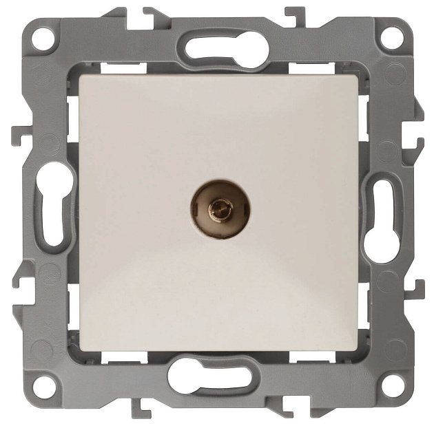 ТВ-розетка одиночная ЭРА 12 12-3101-02 Б0014706 изображение 1 ТВ-розетка одиночная ЭРА 12 12-3101-02 Б0014706 Фото № 1