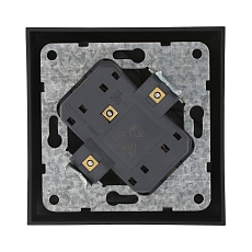 Розетка LK Studio двойная с з/к, со шторками (серебристый металлик) LK60 863503-1 2