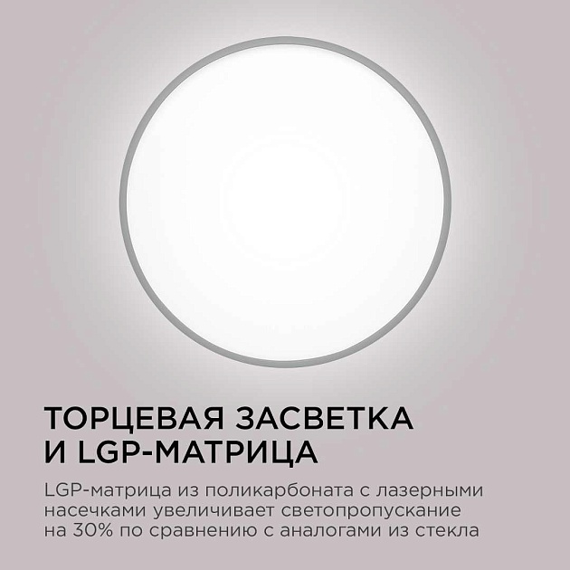 Потолочный светодиодный светильник Apeyron Spin 18-137 Фото № 9
