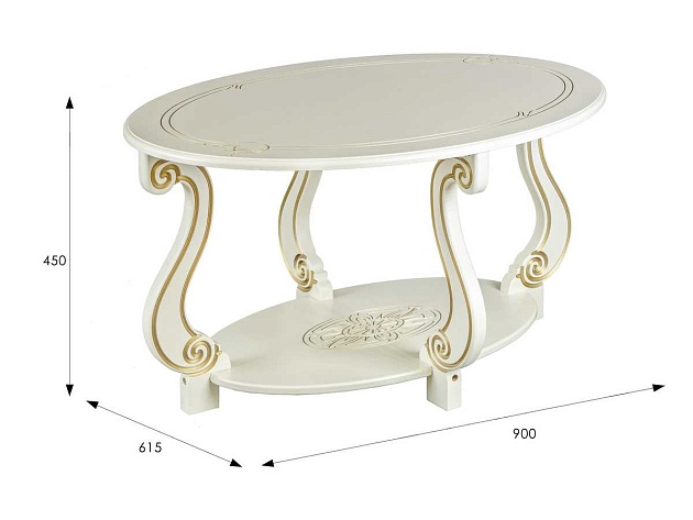 Журнальный стол Мебелик Овация (М) 002545 Фото № 3