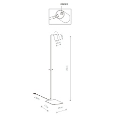 Торшер Nowodvorski Mono 7704 1