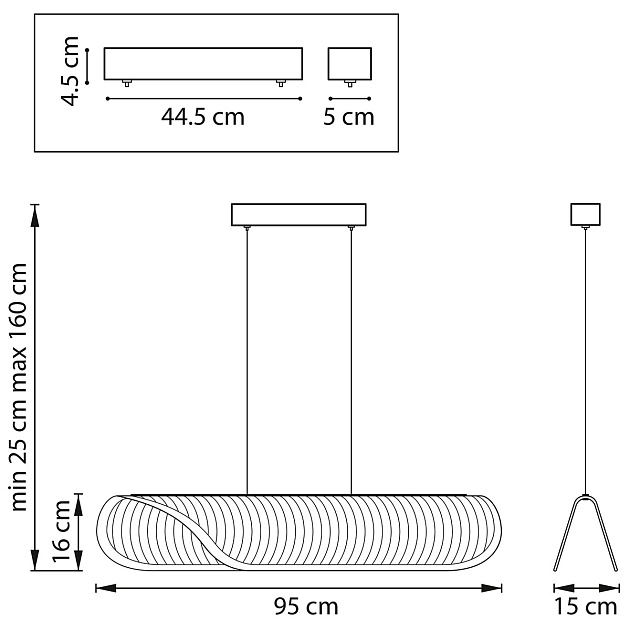 Подвесная светодиодная люстра Lightstar Varese 731413 Фото № 6