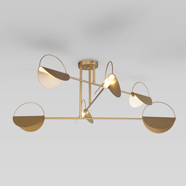 Потолочная люстра Eurosvet Grazia 70148/6 золото Фото № 2