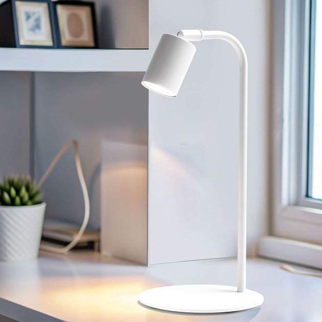 Настольная лампа TK Lighting 5490 Logan White Фото № 3