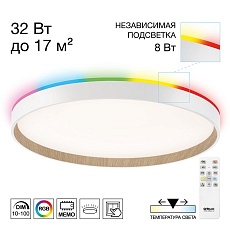 Потолочный светодиодный светильник Citilux Etalon CL750400R