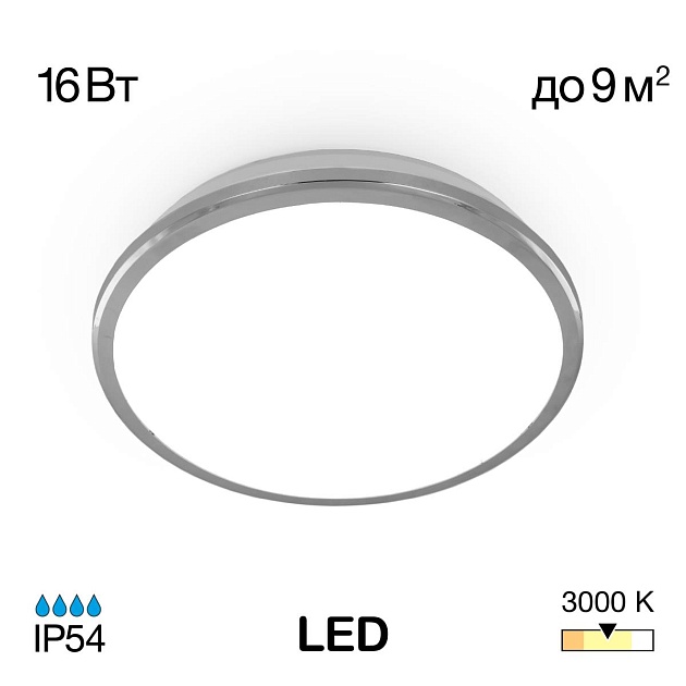 Потолочный светодиодный светильник Citilux Луна CL702161W Фото № 1