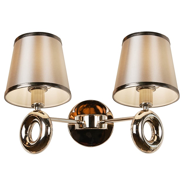 Бра iLamp Brooklyn W2401-2 Nickel изображение 1 Бра iLamp Brooklyn W2401-2 Nickel Фото № 1