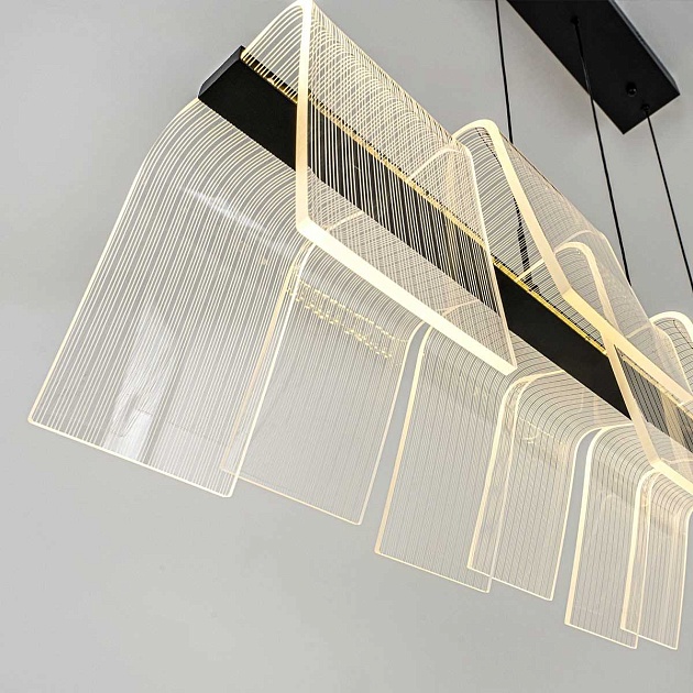 Подвесной cветильник LED4U L7709-970 BK Фото № 3