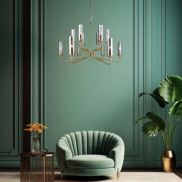 Подвесная люстра F-Promo Shandar 4620-12P изображение 3 Подвесная люстра F-Promo Shandar 4620-12P Фото № 3