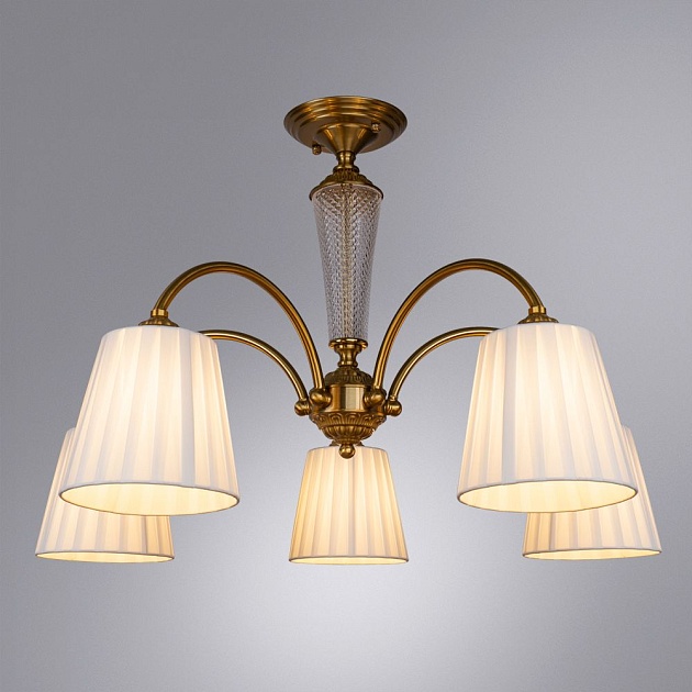 Потолочная люстра Arte Lamp Gracie A7301PL-5PB изображение 4 Потолочная люстра Arte Lamp Gracie A7301PL-5PB Фото № 4