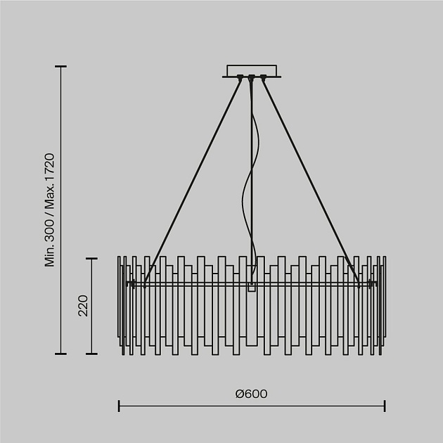 Подвесная люстра Maytoni Coliseo MOD135PL-08BS изображение 2 Подвесная люстра Maytoni Coliseo MOD135PL-08BS Фото № 2