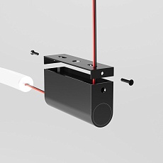 Накладные крепления для круглого гибкого неона Full light черный Elektrostandard a070759 1