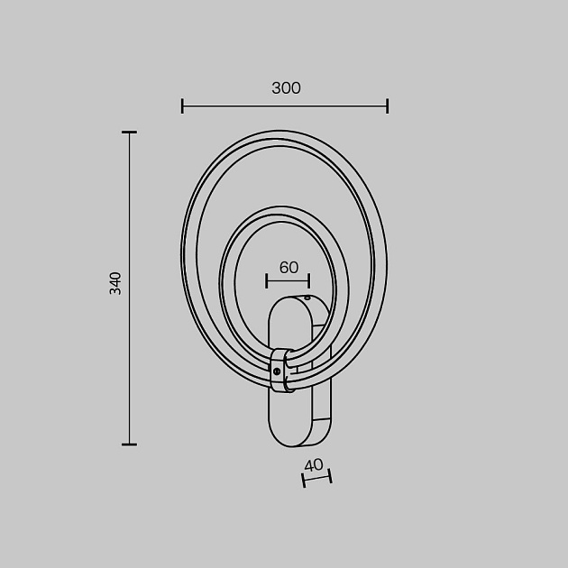 Настенный светодиодный светильник Maytoni Link MOD357WL-L16BS3K Фото № 8