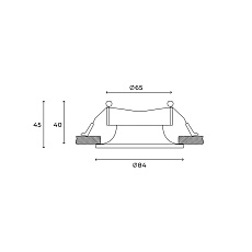 Встраиваемый светильник Hesby Lighting Hesby Envision IP20,10Вт, GU5.3, белый HSBL_0109 2