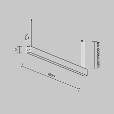 Линейный светильник Maytoni Technical LL312043 2