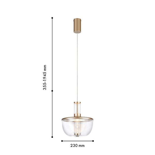 Подвесной светодиодный светильник Favourite Flaska 4313-1P изображение 2 Подвесной светодиодный светильник Favourite Flaska 4313-1P Фото № 2