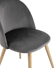Кухонный стул Stool Group Лион велюр серый DC-69030 HLR-21 2