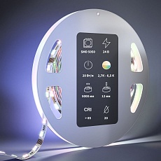 Светодиодная лента Maytoni 20W/m 60LED/m 5050SMD белый + RGB 5M 201136 1