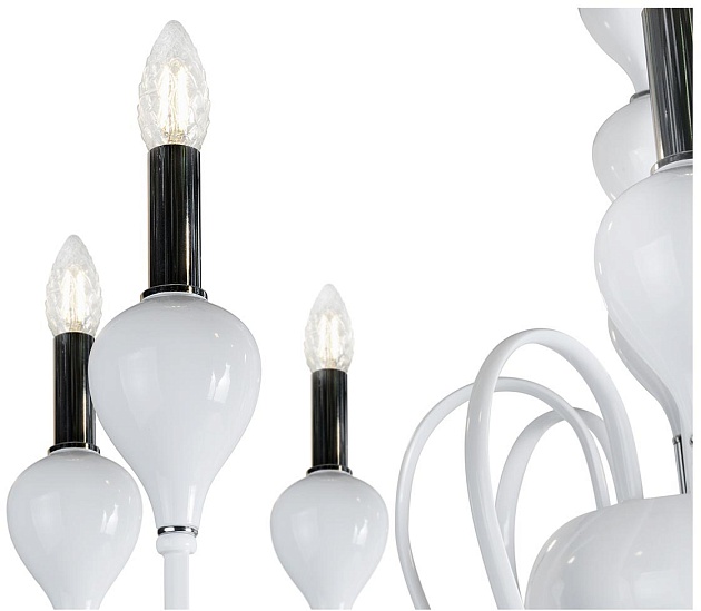 Подвесная люстра iLamp Lady 88003-8 WH Фото № 3