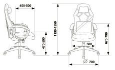 Игровое кресло Zombie Defender Red 1