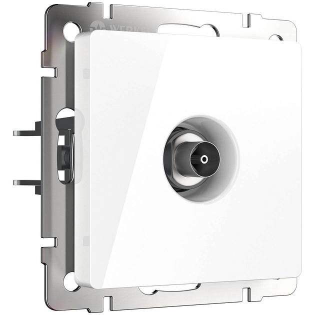 ТВ-розетка оконечная Werkel белый W1183001 4690389155390 Фото № 1