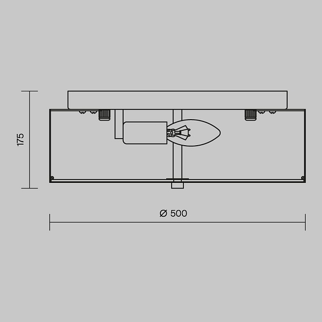 Потолочный светильник Maytoni Ripple MOD096CL-05CH Фото № 3