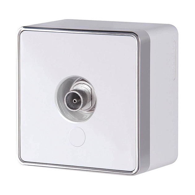 ТВ-розетка Werkel Gallant оконечная белая W5083001 4690389164712 Фото № 1