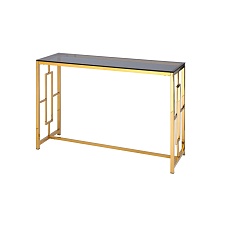 Консоль Stool Group БРУКЛИН 120х40 стекло smoke сталь золото ECST-013-TG-SK (120x40)