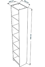 Стеллаж Шведский Стандарт VÄRMA 40 S00326 2