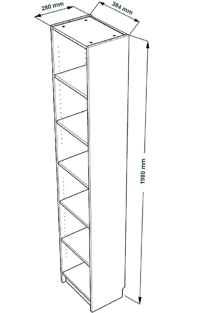 Стеллаж Шведский Стандарт VÄRMA 40 S00326 Фото № 3