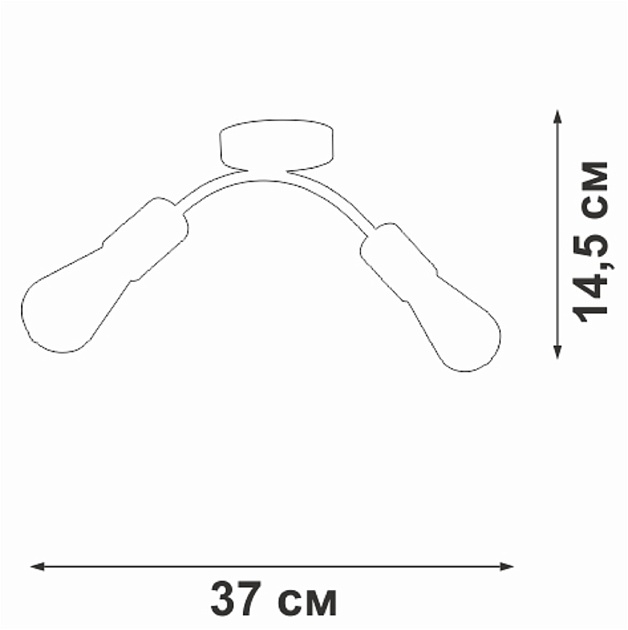 Потолочный светильник Vitaluce V4989-0/2PL Фото № 4