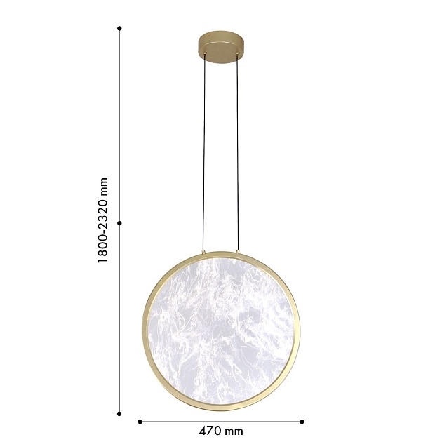 Подвесной светодиодный светильник Favourite Imma 4374-1P изображение 2 Подвесной светодиодный светильник Favourite Imma 4374-1P Фото № 2