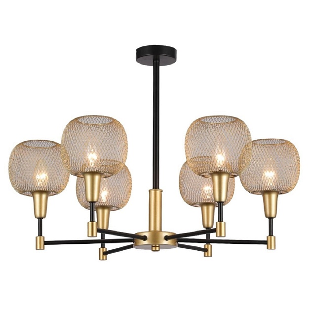 Подвесная люстра Gerhort G11061/6BK+GD GD Фото № 1