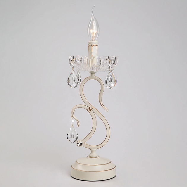 Настольная лампа Eurosvet 12205/1T белый Strotskis изображение 1 Настольная лампа Eurosvet 12205/1T белый Strotskis Фото № 1