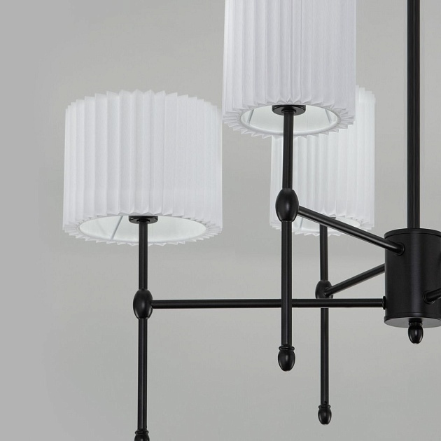 Подвесная люстра Eurosvet Notturno 60162/6 черный Smart Фото № 4