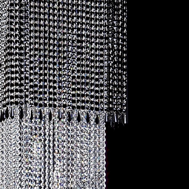 Каскадная люстра Artglass Ambra Nickel CE Фото № 2