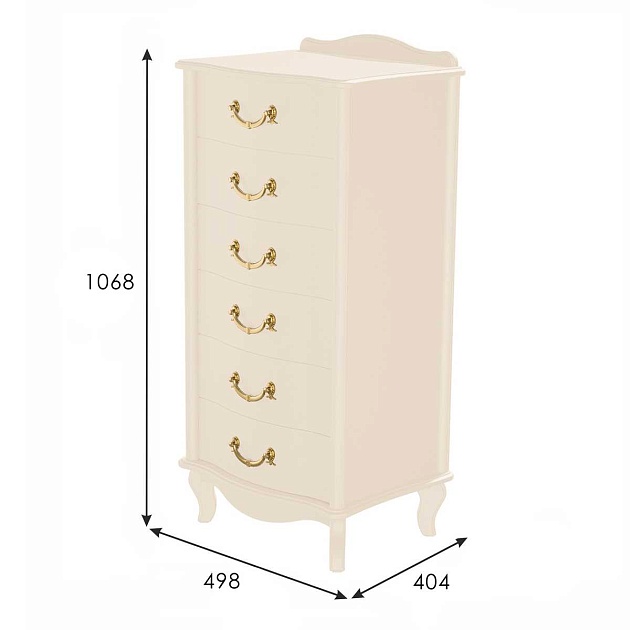 Комод Мебелик Джульетта 008549 изображение 3 Комод Мебелик Джульетта 008549 Фото № 3