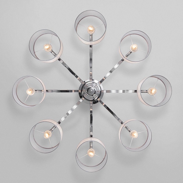 Потолочная люстра Eurosvet Fabiola 60124/8 хром Smart Фото № 5