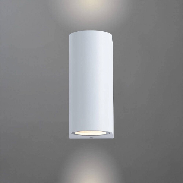 Уличный настенный светильник Arte Lamp A3102AL-2WH Фото № 3