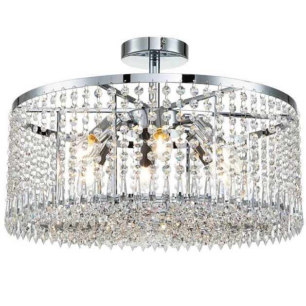 Потолочная люстра Indigo Sfarzo 12005/6С Chrome V000279 изображение 1 Потолочная люстра Indigo Sfarzo 12005/6С Chrome V000279 Фото № 1