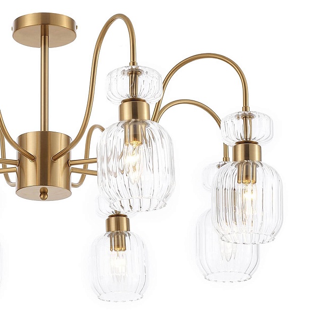 Потолочная люстра Escada Gloss 1141/8PL Clear Фото № 3