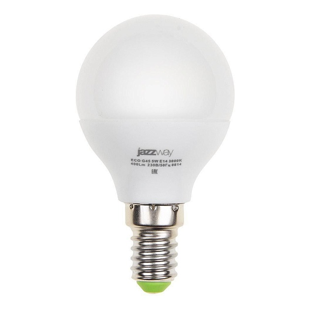 Лампа светодиодная Jazzway E14 5W 3000K матовая 1036896A Фото № 1
